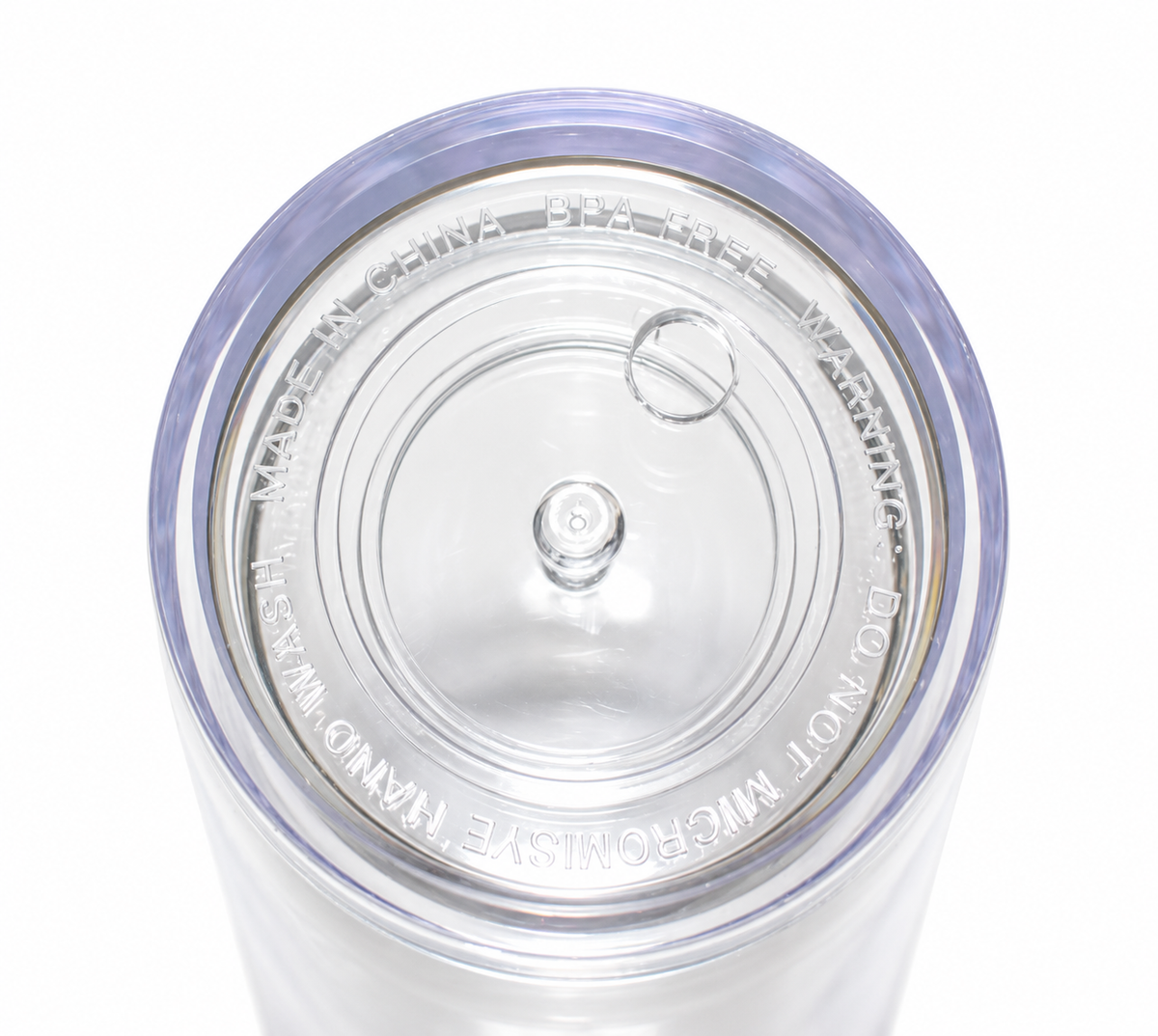 16oz Snow Globe Plastic Tumbler Blank