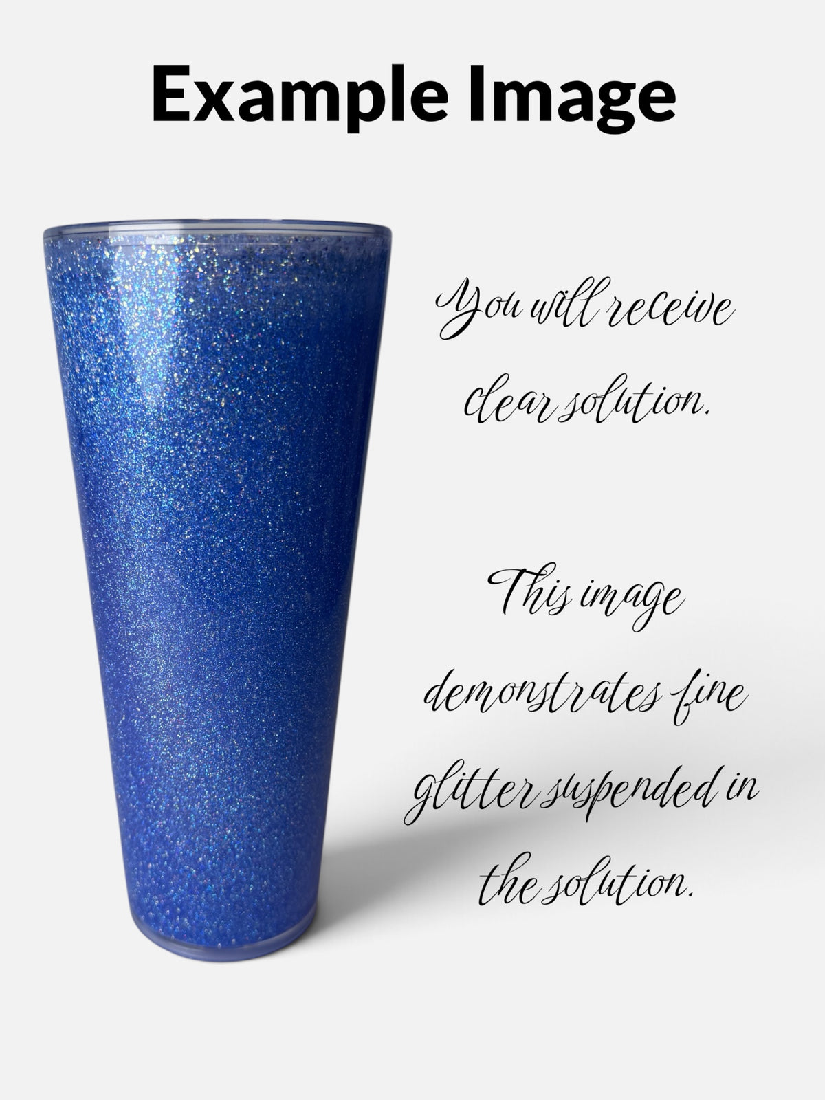 Fine, I'll Float ~ Premium Fine Glitter Snow Globe Solution