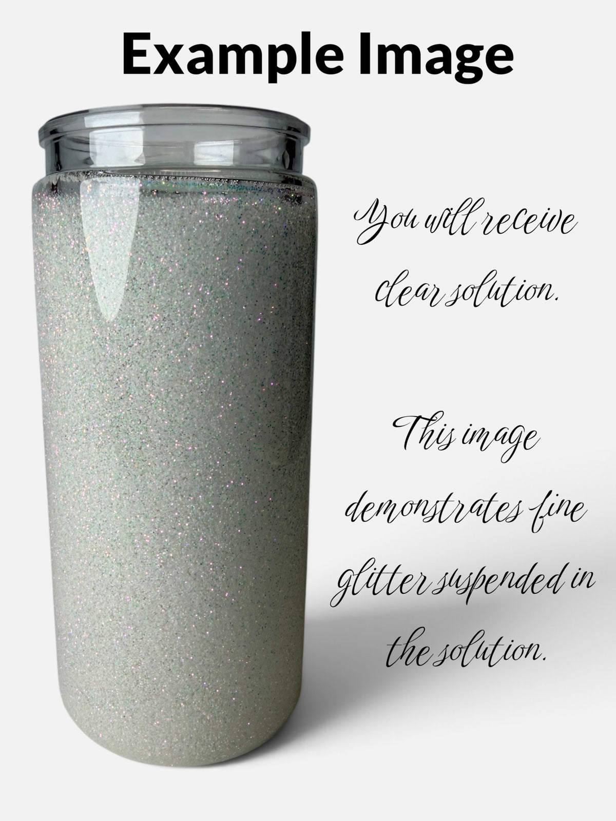 Fine, I'll Float ~ Premium Fine Glitter Snow Globe Solution