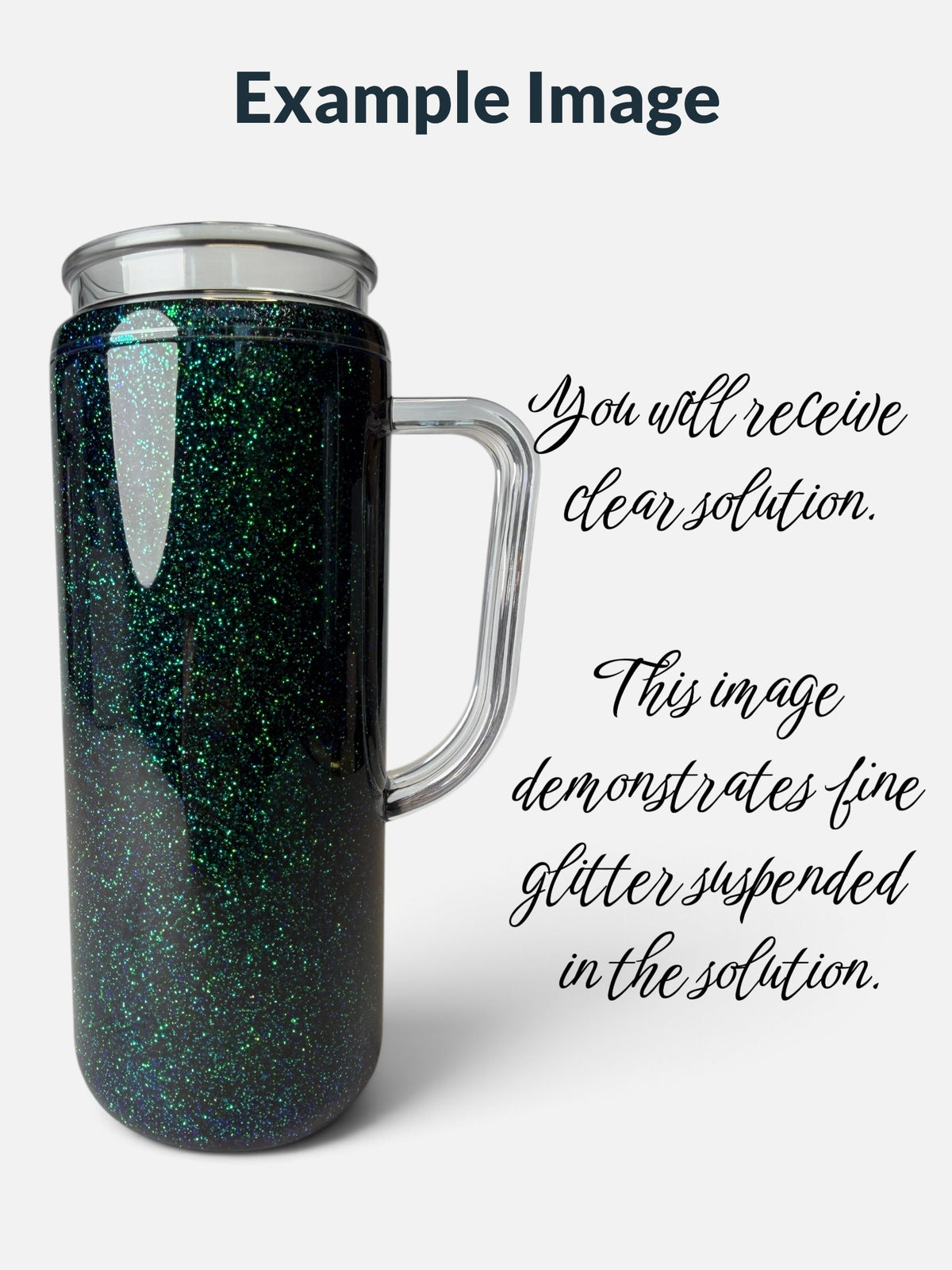 Fine, I'll Float ~ Premium Fine Glitter Snow Globe Solution